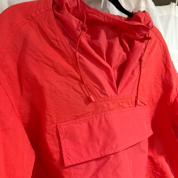 Sweaty Betty Nomad Pullover Jacket In Tulip Red Size 4 - Picture 3 of 7